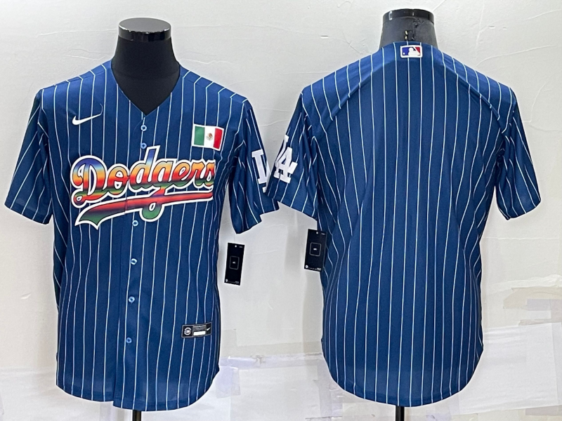 Men's Los Angeles Dodgers Blank Royal Mexico Cool Base Stitched Baseball Jersey Men's Los Angeles Dodgers Blank Royal Mexico Cool Base Stitched Baseball Jersey